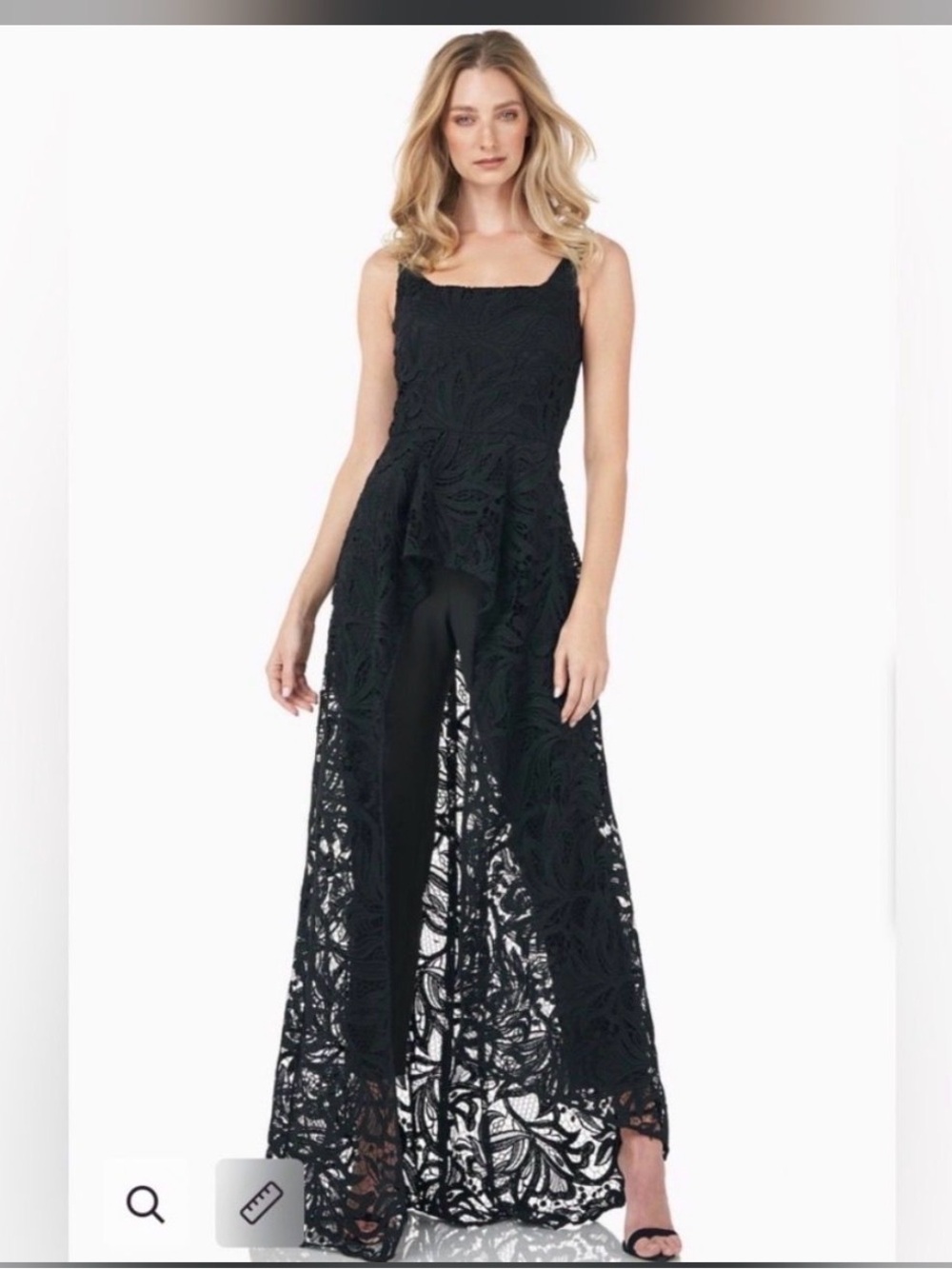Kay Unger Black Evening Jumpsuit